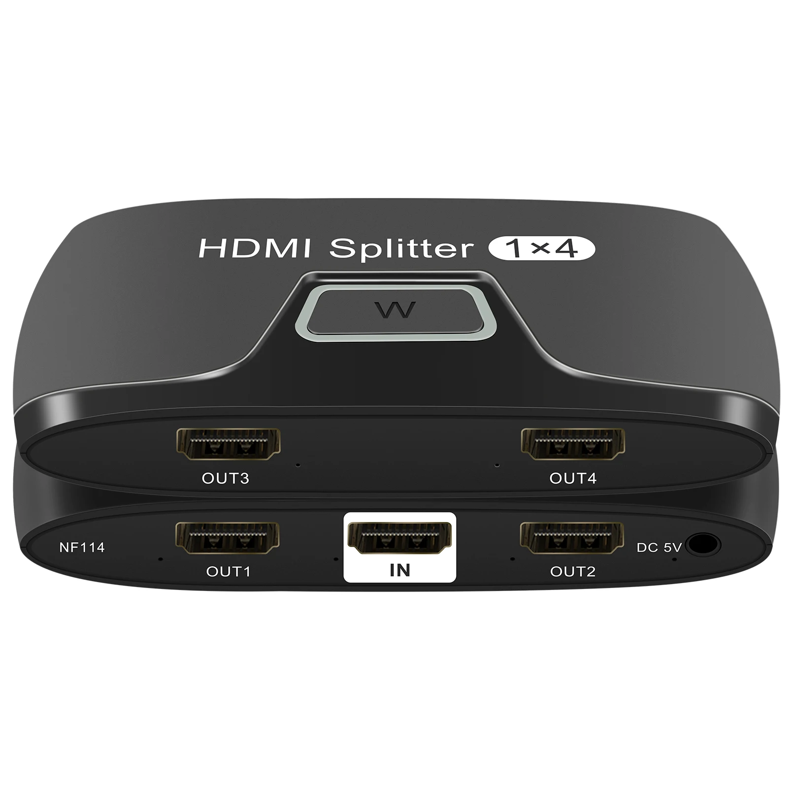 Hdmi Splitter Hdmi Splitter 1 In 4 Out Hdmi Splitter Switch Hdmi Splitter 4K Mendukung 3D 4K @ 60HZ Full HD2160P untuk Xbox PS4