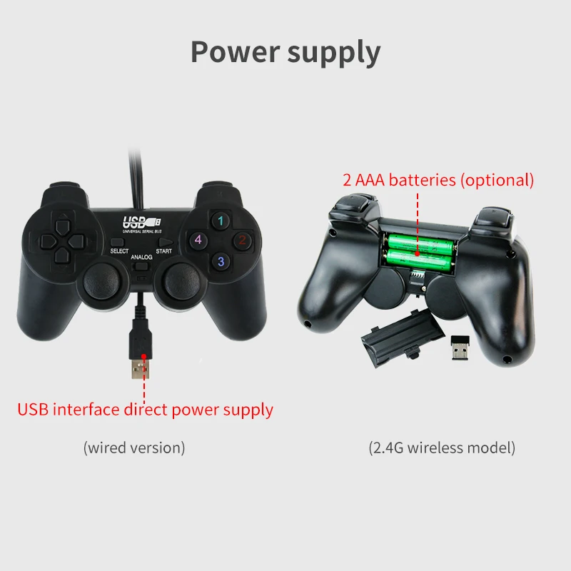 Yahboom-PS2 Wired USB Controlador de Jogo Sem Fio, Handle para ROS ROS2, Jetson Nano e Raspberry Pi Robots Kit, APP Controle Remoto