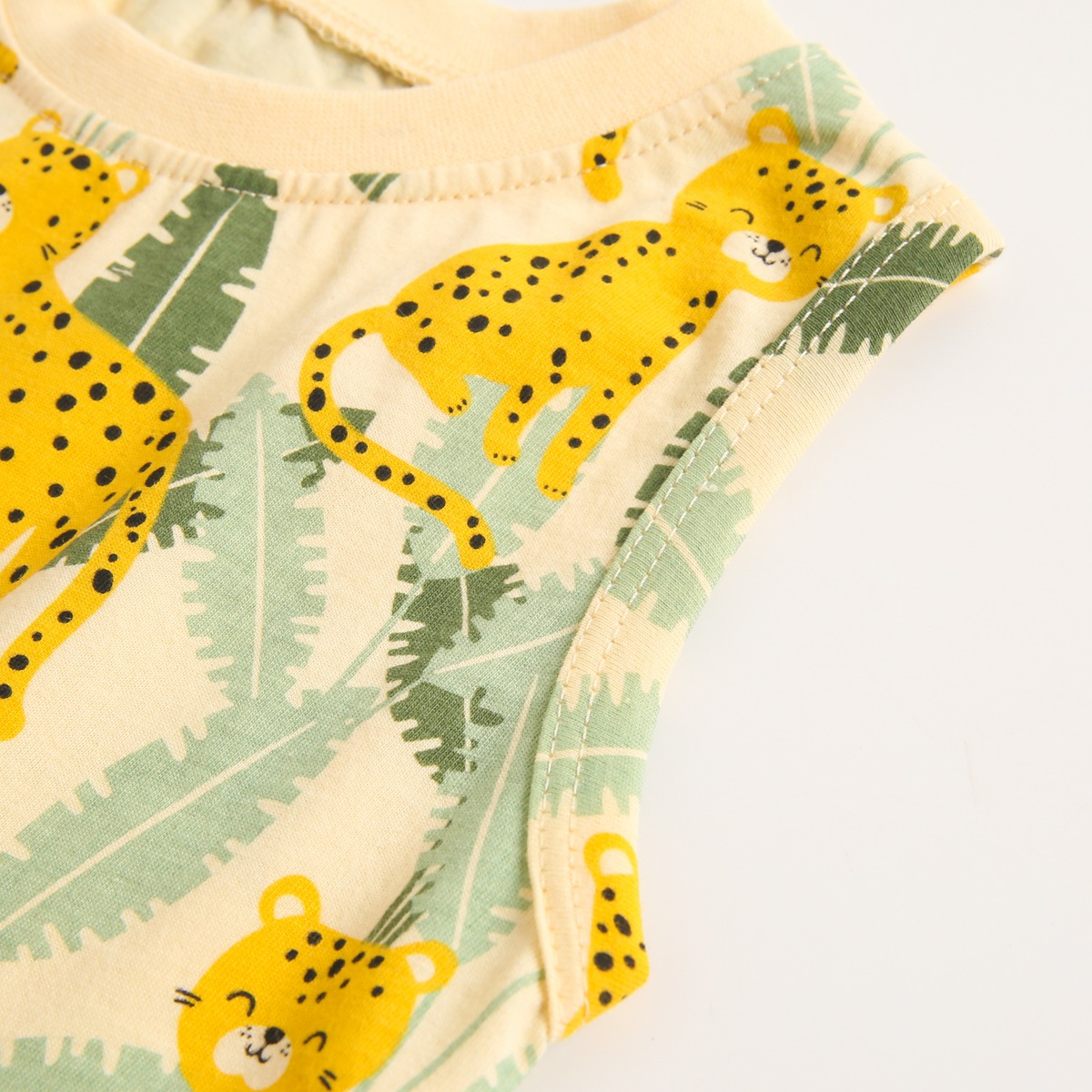 Sanlutoz-mono sin mangas de algodón para niños pequeños, ropa informal de animales