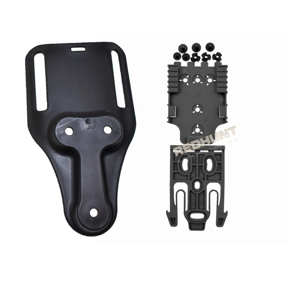 Tactical Drop Leg Holster QLS 19 22 Mid-low Belt Holster Loop Universal Pistol Holster Elactic Thigh Strap for Hunting