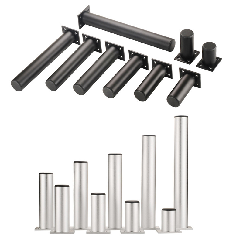 4 개/대 알루미늄 가구 다리 캐비닛 발 DIY 두꺼운 조절 6-30CM TV 캐비닛 지원 다리 욕실 캐비닛 피트