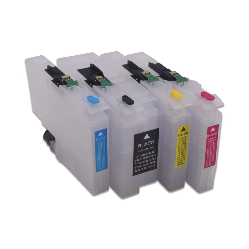 LC3337 LC3339 Kartrid Tinta Isi Ulang dengan Chip untuk Printer Brother J6945DW J5945DW J5845DW J6545DW