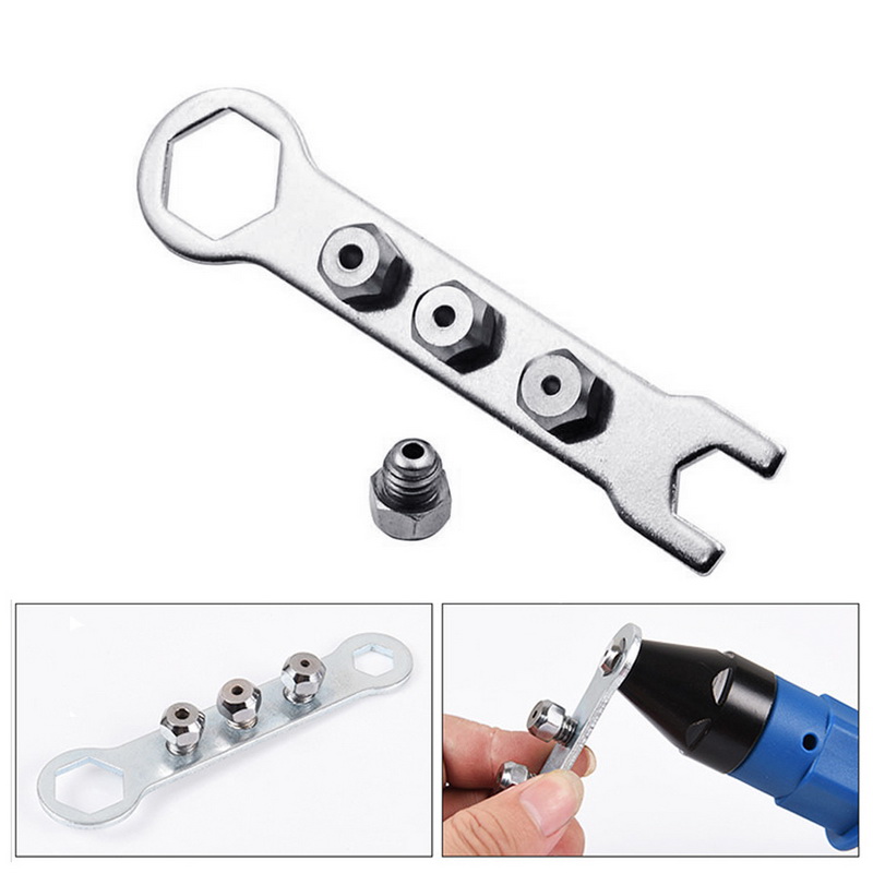 Elektrische Klinknagel Moer Pistool Pull Boor Klinkhamer Conversie Adapter Voor Draadloze Rivete Nozzle Moer Tool Multifunctionele Nail Gun Tool