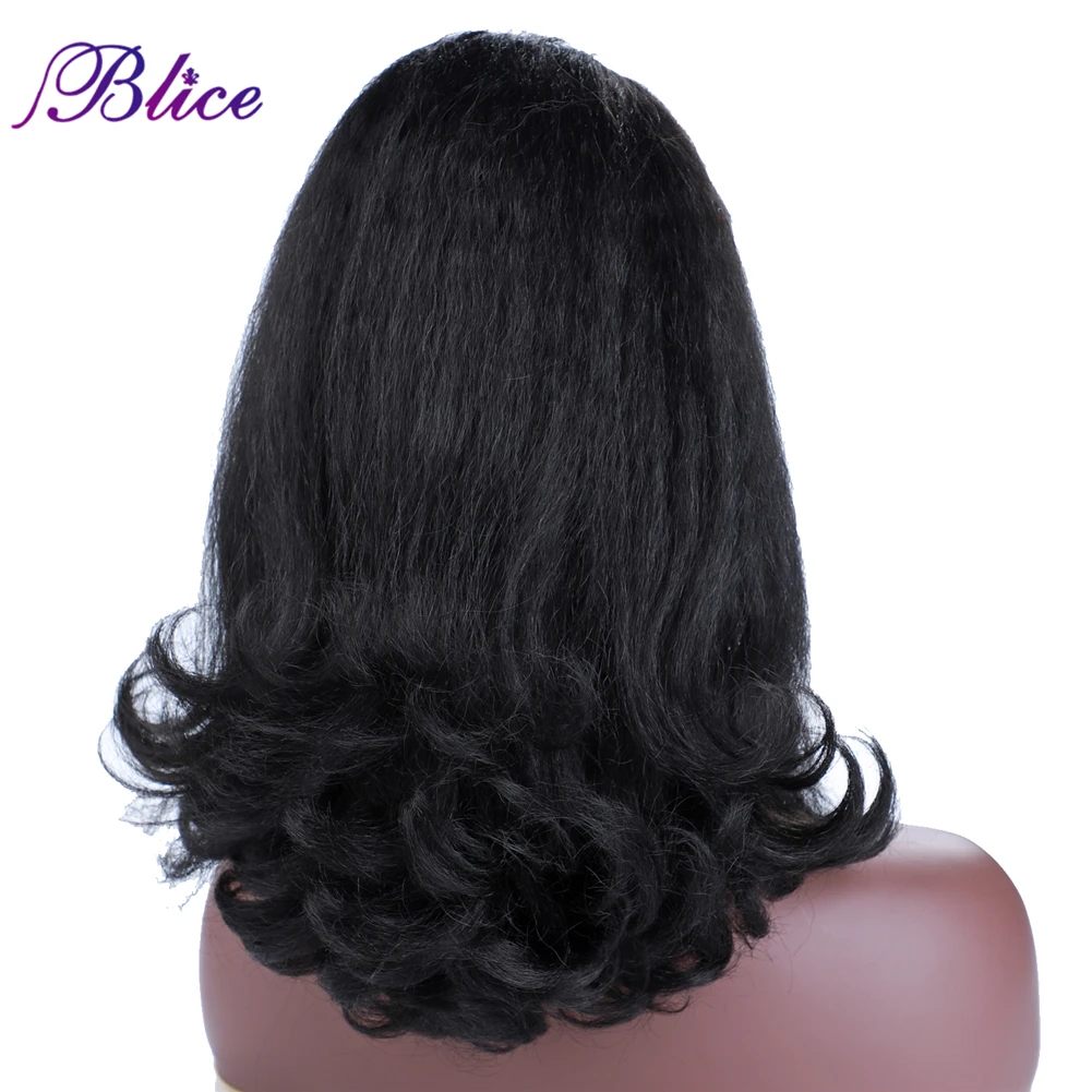 Blice Đuôi Ngựa Phần Mở Rộng Dây Rút Đồ Kẹp Tóc Tổng Hợp Kinky Tóc Thẳng Với 2 Lược Cong Vênh Đuôi Ngựa Dành Cho Nữ