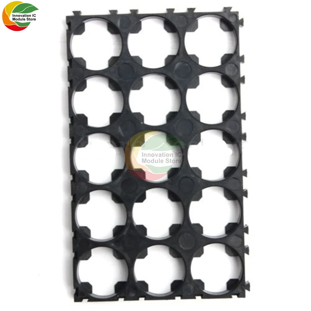 3X5 18650แบตเตอรี่ช่อง Radiant Shell ความร้อนพลาสติก Bracket