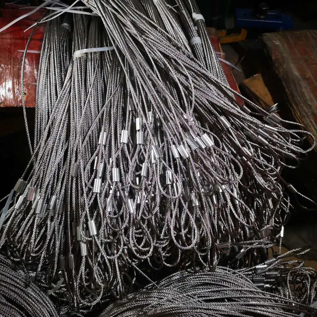 50M/100M/200M Đường Kính 1.5Mm 7X7 Xây Dựng 304 Dây Dây Thép Không Gỉ Alambre Mềm Hơn câu Cá Nâng Cáp