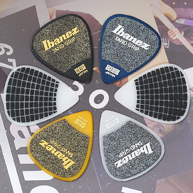 Ibanez Гитарные медиаторы Grip Wizard Series Sand Grip Антискользящие медиаторы 0.8/1.0/1.2 мм Гитарные аксессуары Сделано в Японии