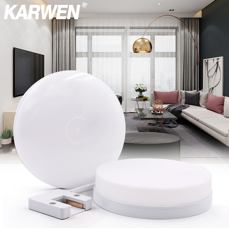 Lámpara de techo LED ultrafina 6W 9W 13W 18W 24W 36W 48W Panel de luz LED AC85-265V Panel de luz empotrado de montaje en superficie para dormitorio