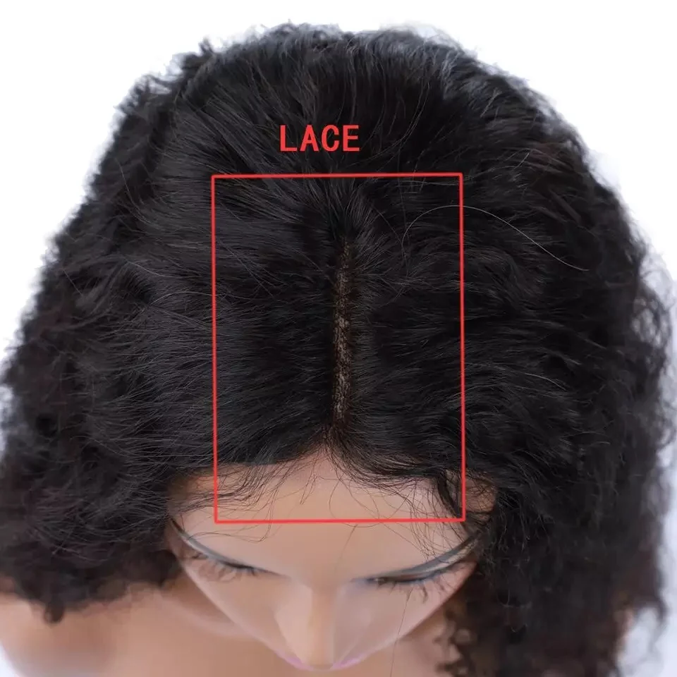 Lida Ren Phần Tóc Giả Máy Làm Tự Nhiên Sóng Cao Cấp Hỗn Hợp Trung Quốc Tóc Của Con Người Không Remy Tóc Giả 18Inch Dành Cho phụ Nữ