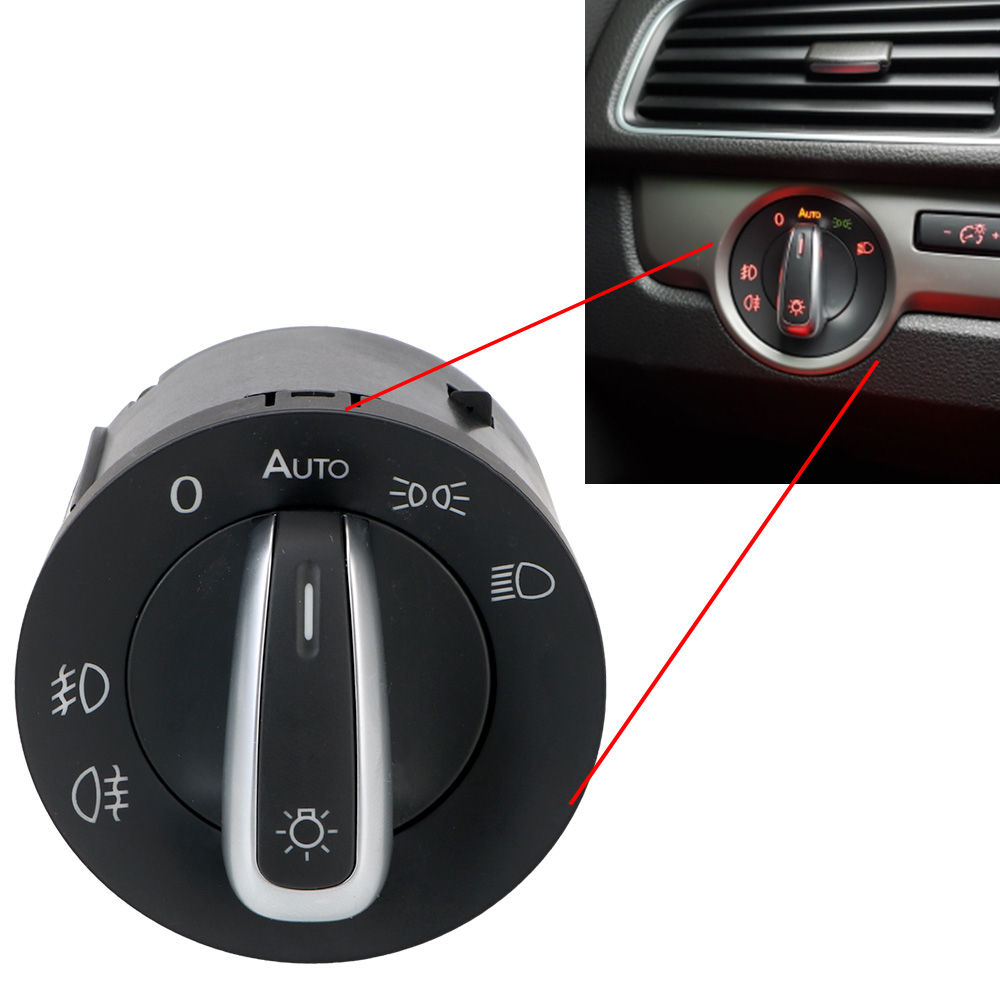 Auto koplamp schakelaar mistlamp controle 5ND 941431 B Auto-accessoires voor VW Passat B6 B7 Golf Jetta MK6 MK5 Tiguan SEAT Volkswagen