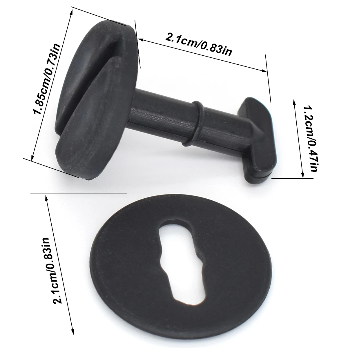 10 Uds. Clips para alfombrilla y suelo, bloqueo giratorio con arandelas para BMW E32 E34 E36 E46 3 Series E38 E39 5 7 Series, sujetadores de reemplazo automático