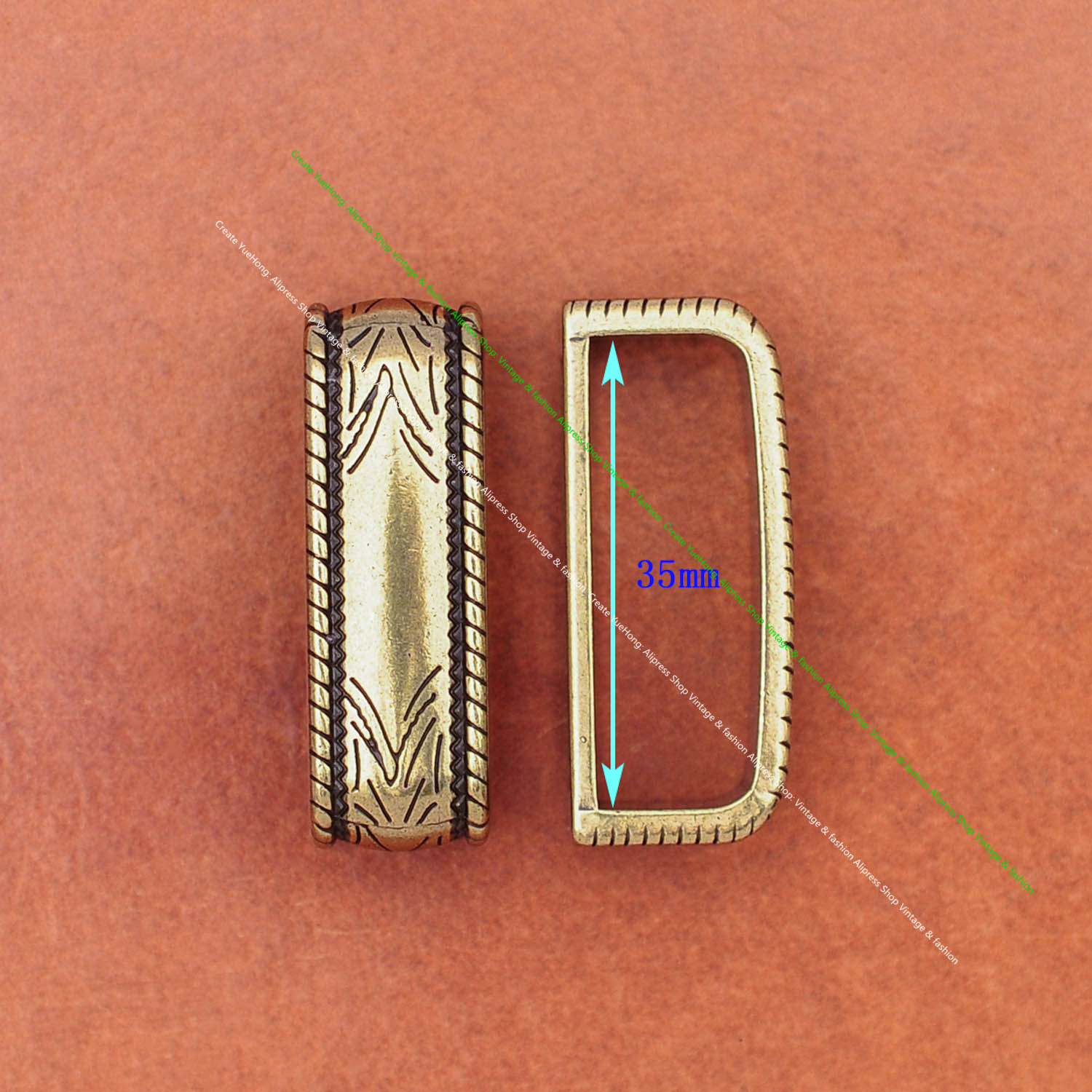 3 шт./комплект, резная застежка для джинсов, ремня 35 мм