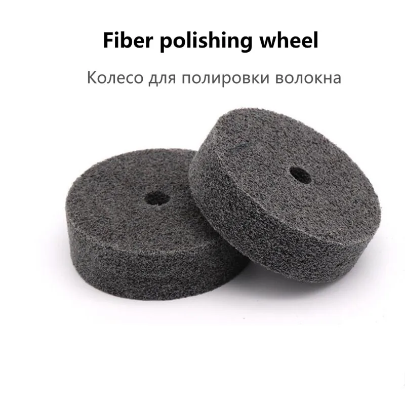 1 Chiếc 75*20*10Mm Sợi Nylon Đánh Bóng Bánh Xe Không Dệt Đánh Bóng Bánh Xe Kim Loại Bề Mặt Hoàn Thiện gỗ Dụng Cụ Làm Bóng