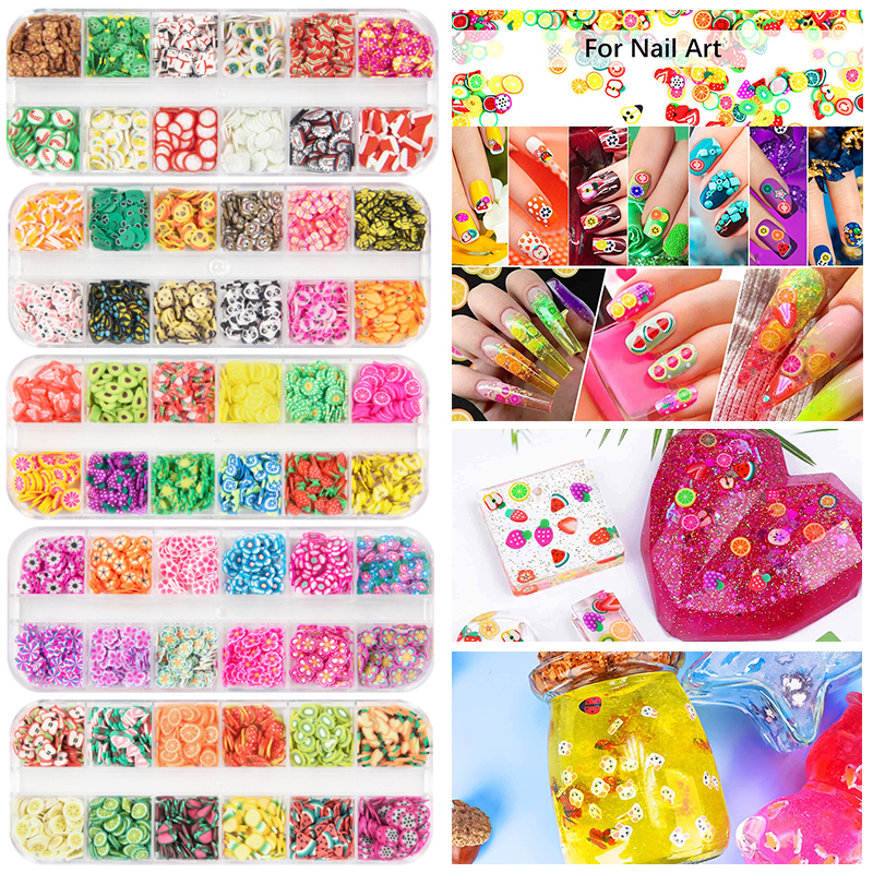 Lantejoulas acessórios de resina flocos de argila de polímero enchimento resina epóxi glitter pó material de enchimento de unhas para fazer jóias diy