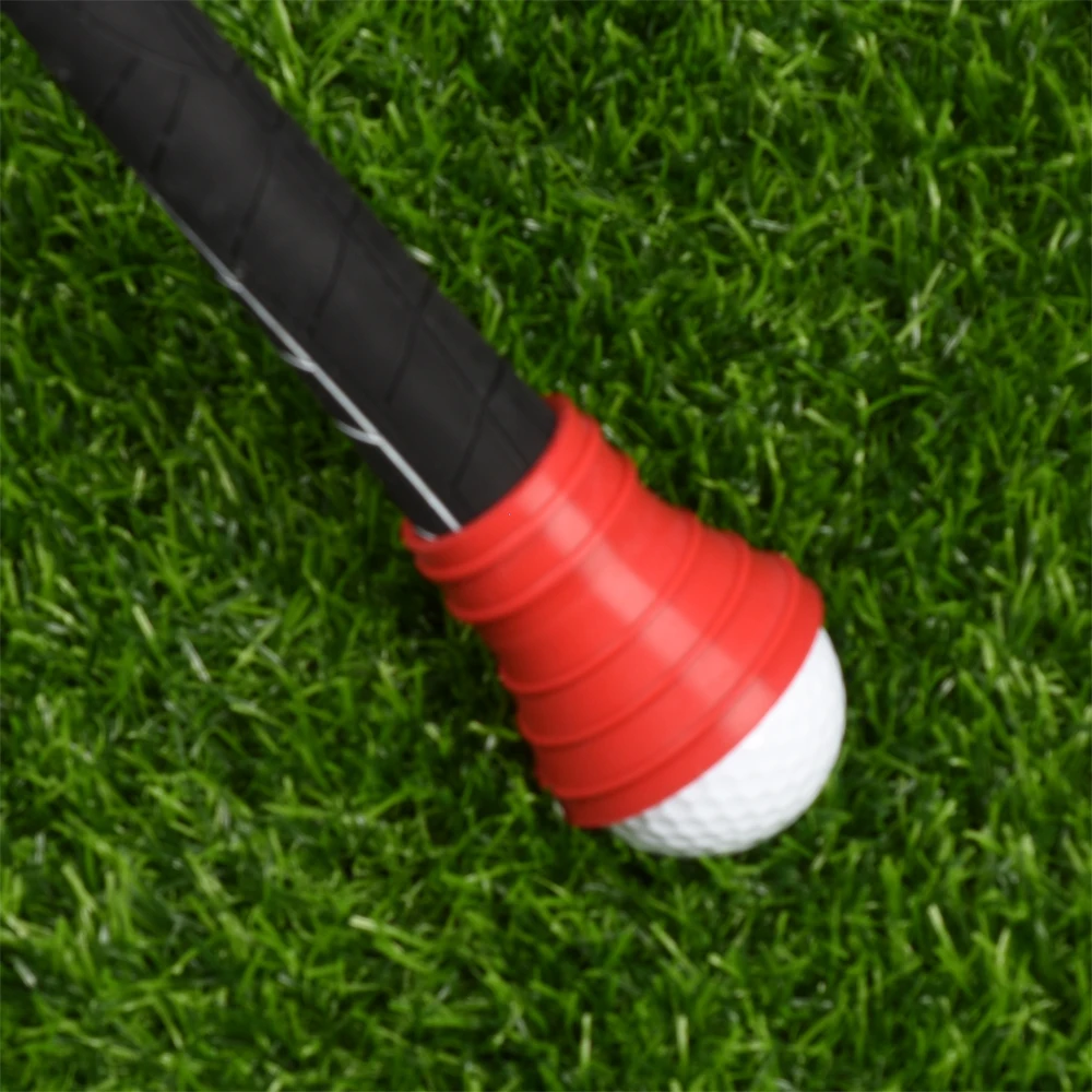 1Pcs Red Golf Ball Pick Up Picker Retriever Grabberคัพสำหรับพัตเตอร์กอล์ฟอุปกรณ์เสริม