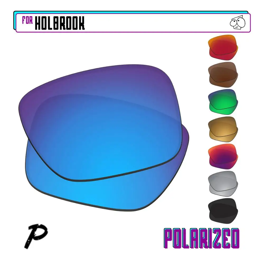 Lentes de repuesto polarizadas EZReplace para gafas de sol Oakley Holbrook OO9102-55mm, múltiples opciones