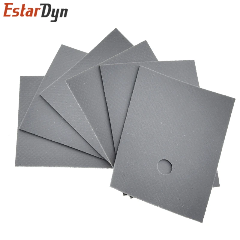 10 Chiếc Lớn TO-3P Đến-247 Tấm Silicon Miếng Lót Nồi Cách Nhiệt Silicon Lớp Phim Cách Nhiệt
