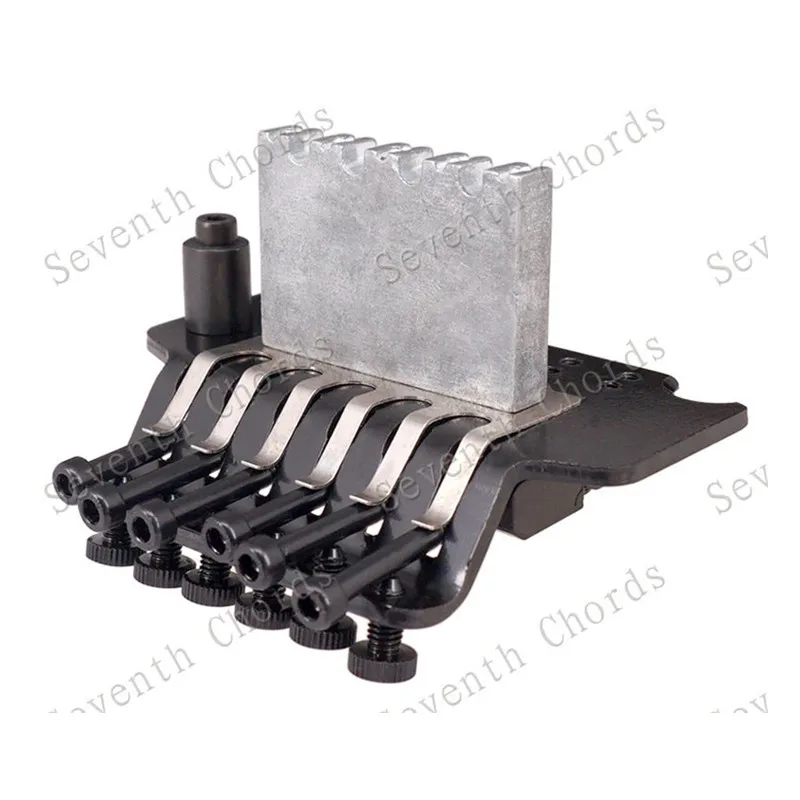 EIN Satz Tremolo Double Locking System Pulled Strings E-Gitarre Brücke Zubehör Teil 3 Farben