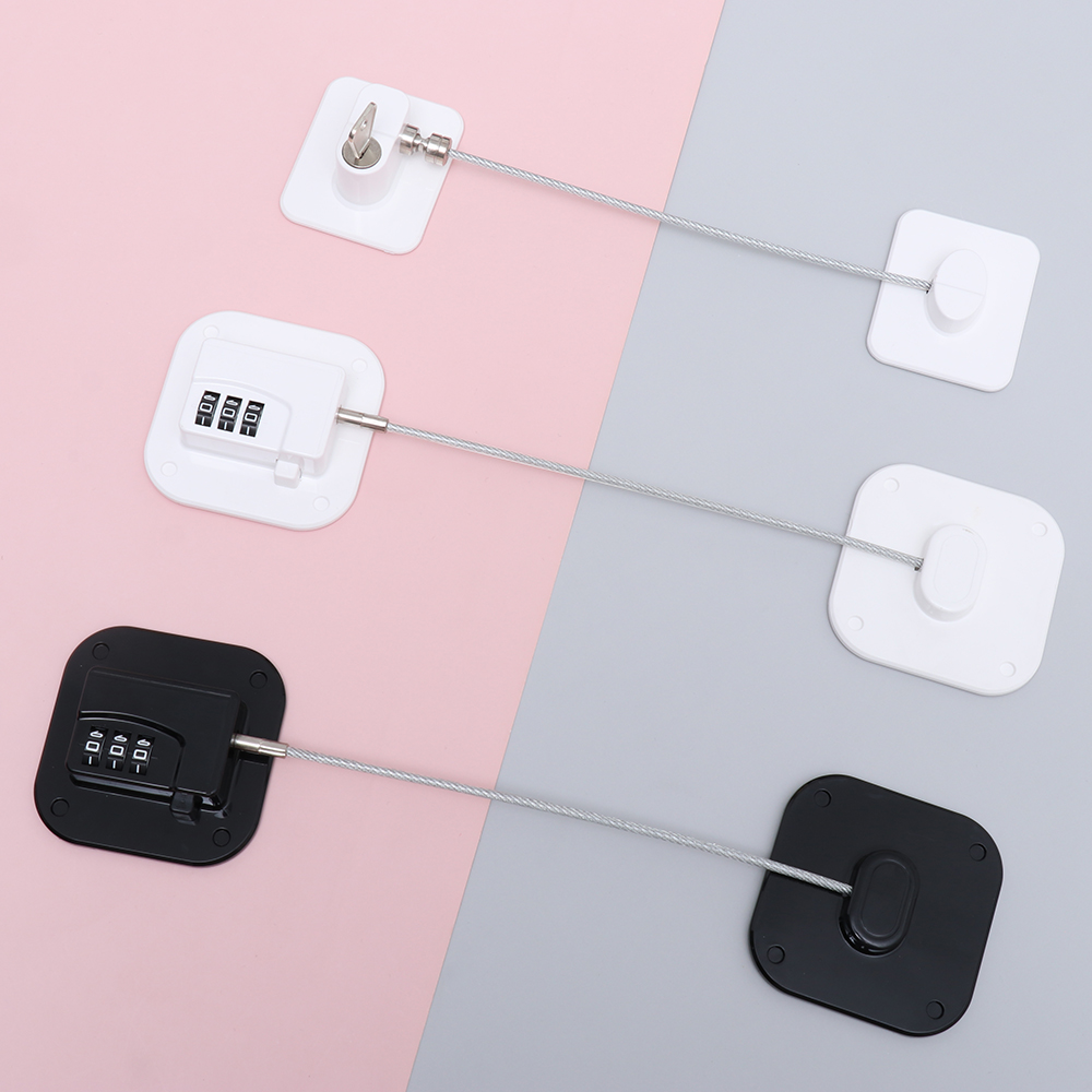 子供用キャビネットロック,1ピース,金属製キー,コードロック,赤ちゃんの安全冷蔵庫ロック,デジタルパスワード,引き出しロック,子供用保護