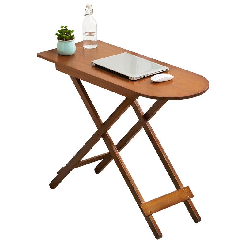Mesa plegable para ordenador portátil con bandeja para TV, mesa de bambú para ordenador, estación de trabajo de escritura, escritorio plegable, mesa de comedor para oficina en casa, 100cm