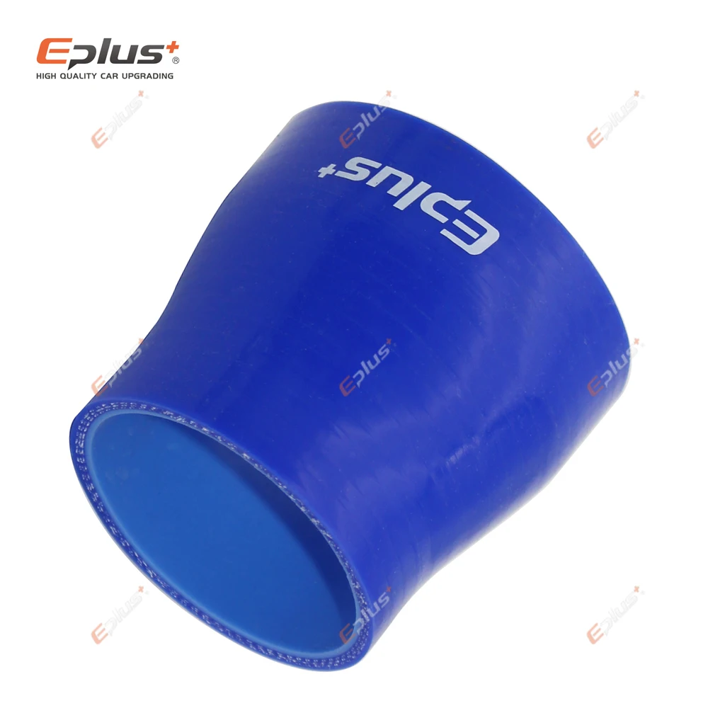 EPLUS Universal Silicone Tubing Hose Straight Big To Small Connector Car Intercooler Turbo Intake Pipe Coupler Blue Multi Size