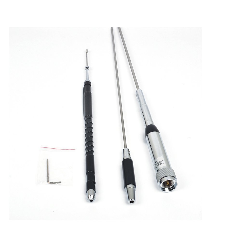 เสาอากาศวิทยุรถยนต์ 29.6/50/144/430MHz Quad 4 แถบเสาอากาศ CR-8900 สำหรับ TYT TH-9800 yaesu FT-8900R รถวิทยุสแตนเลส