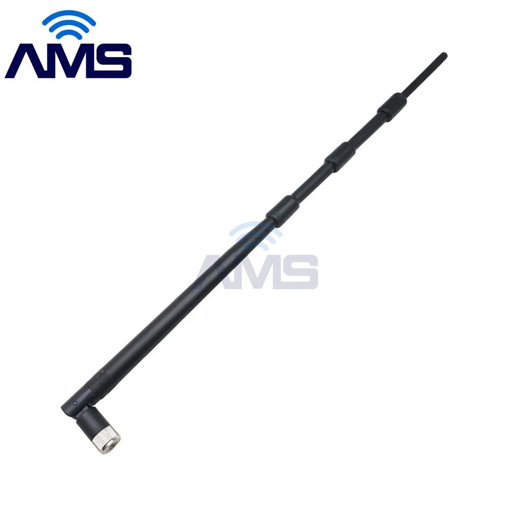 AMS Factory Wholesale External SMA male rubber duck wireless router aerial 2400-2500mhz 15 high dBi omni 2.4g wifi hf antenna