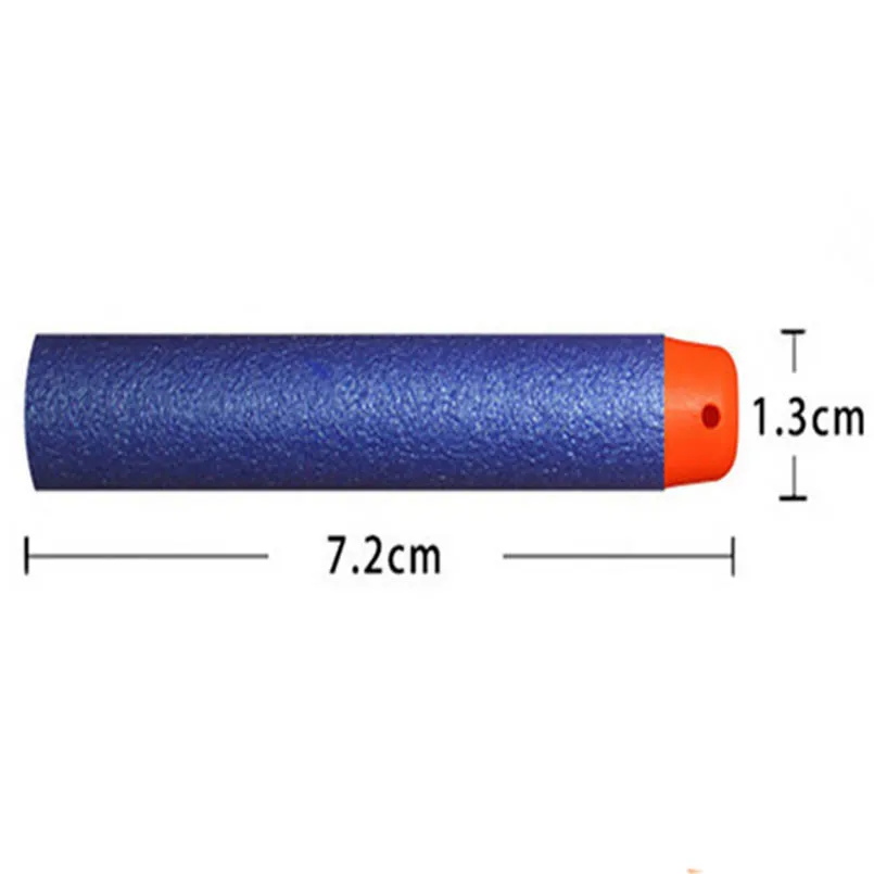 50/100 Viên 7.2Cm EVA Mềm Đạn Cho Súng Đồ Chơi Nerf Rỗng Lỗ Đầu Nạp Phi Tiêu Đồ Chơi Ngoài Trời Bé Trai Súng cho Dòng Blasters Trẻ Em Quà Tặng