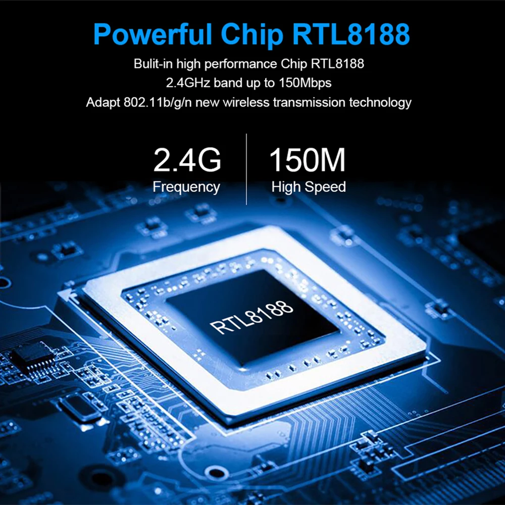 Мини USB WiFi адаптер Бесплатный драйвер 150 Мбит/с Wi-Fi адаптер для ПК USB Ethernet WiFi донгл 2,4G сетевая карта антенны Wi-Fi приемник