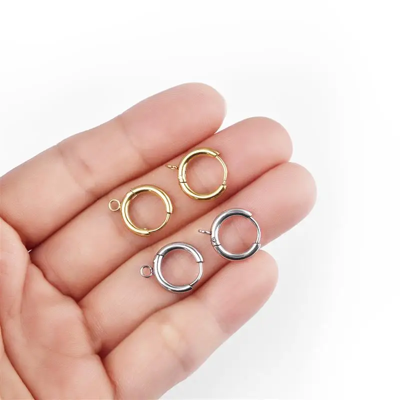 10 Chiếc Inox Bông Tai Móc Với Vòng Vàng Ôm Gọn Vòng Tai Bài Với Mở Nhảy Nhẫn Tự Làm Trang Sức làm Thành Phần