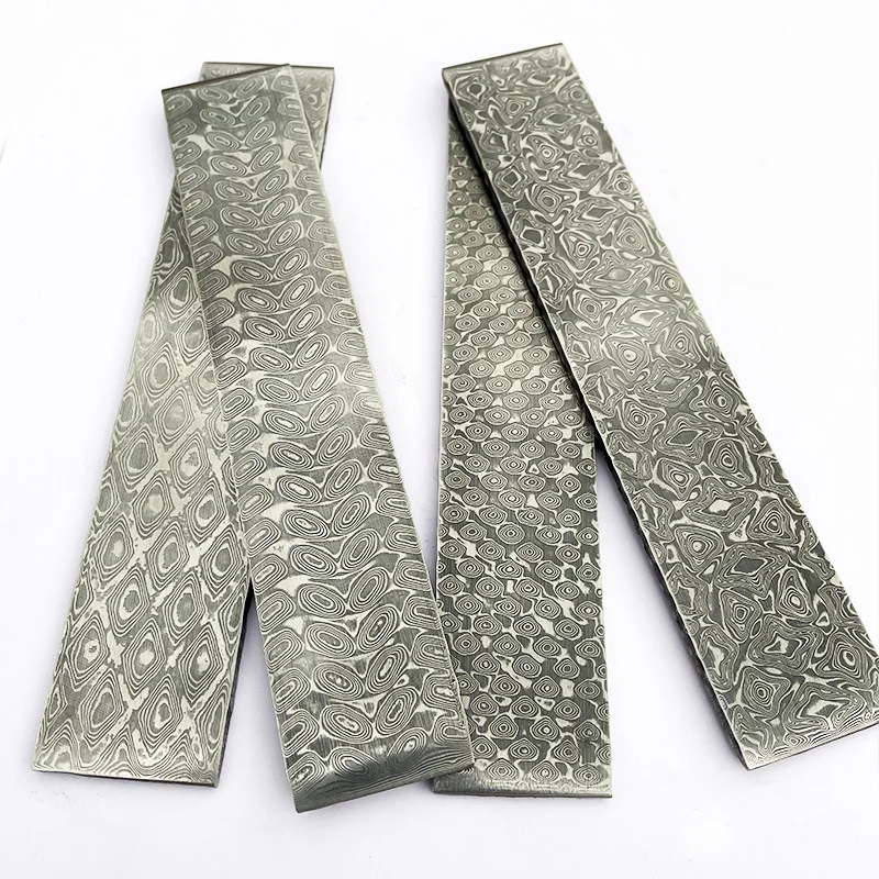 Hoa Văn Mẫu Mới VG10 Kẹp Thép Damascus Cho DIY Tinh Tế Dao Làm Bằng Thép Không Gỉ Lưỡi Dao Trống Đã Được HeatTreatment