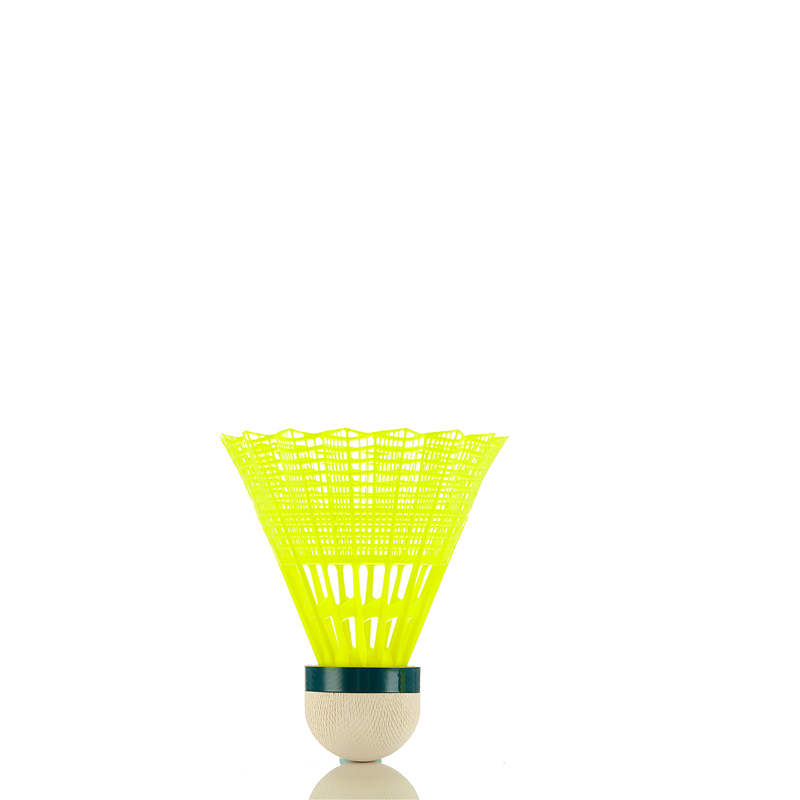 คาวาซากิไนลอน N350 สําหรับการฝึกอบรม 6 ชิ้นแบดมินตันลูกขนไก่พลาสติก Birdies สําหรับการฝึกอบรมกลางแจ้งใช้ทนทานความเร็วปานกลาง