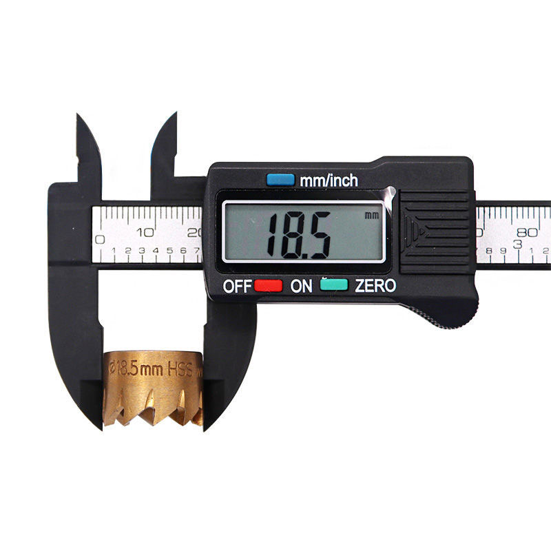 Digital Vernier Caliper LCD Elektronik Altimeter Mikrometer Alat Ukur Penggaris Plastik 0-100Mm Panas 4 Inci