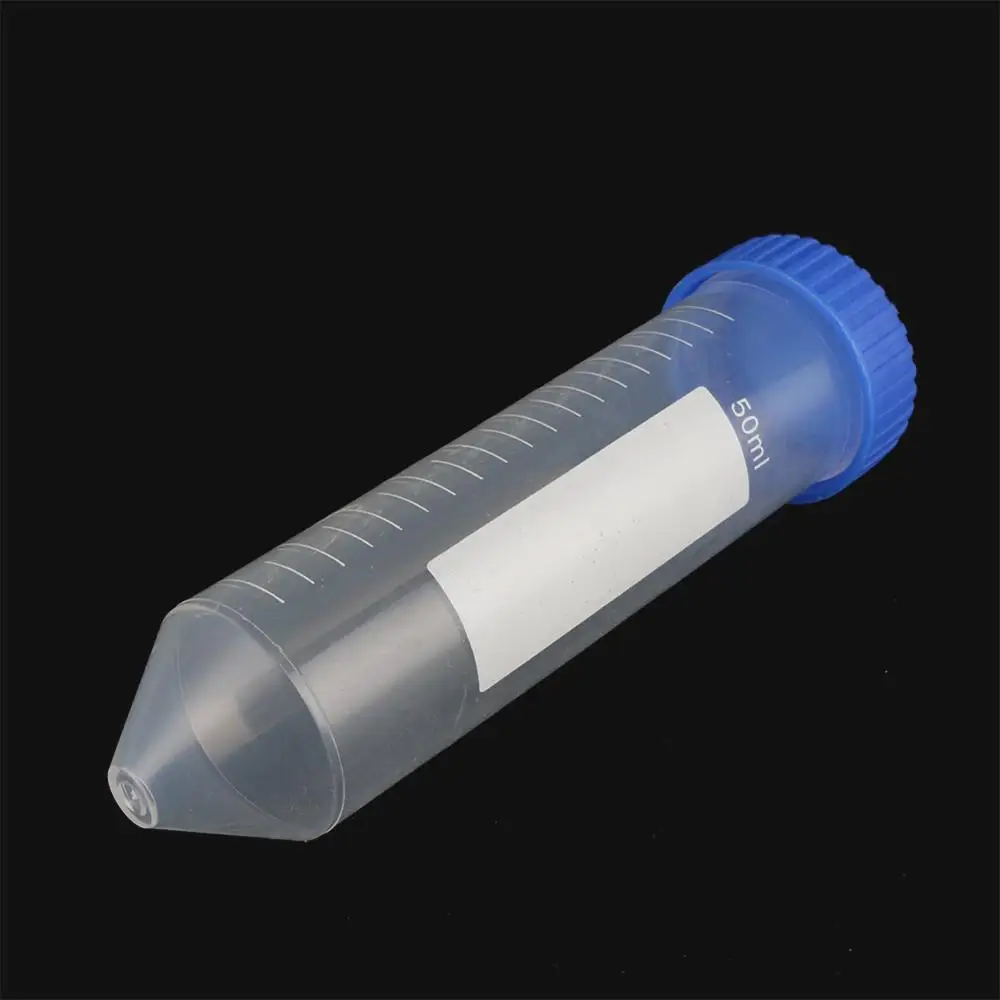 10 Chiếc 50Ml Nắp Vặn Nón Đáy Ly Tâm Ống Với Quy Mô Mẫu Lọ Đựng Phòng Thí Nghiệm Tiếp Liệu