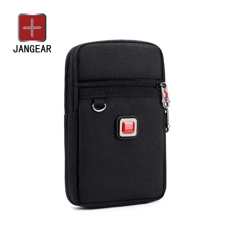 Jangear impermeável Oxford pano móvel SACO de telefone Da cintura Da cintura Key Coin Bolsa de telefone móvel DOS Homens multi-função
