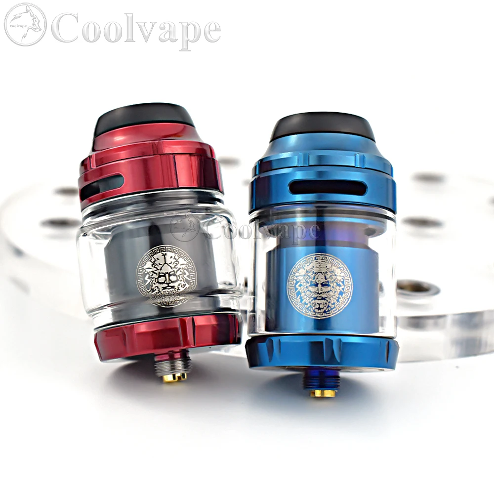 Atomizador Zeus RTA Zeus RTA X cubierta estilo malla 3,5 ml 4,5 ml de diámetro 25 mm 316ss tanque RTA reconstruible vaporizador tanque de cigarrillo electrónico