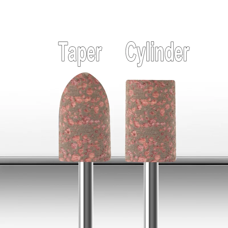 10 Stück 3 mm wellenmontierter Gummi mit Schleifkopf zum Formenpolieren von Rotations-Elektrowerkzeugen
