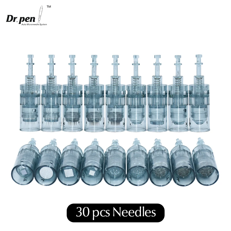 Dr. Bút M8 Microneedling Hộp Kim 30 Chiếc 11 Pin 16 Pin 24 Pin 36 Chân 42 Pin Tròn Nano 3D nano 5D Nano Thay Thế