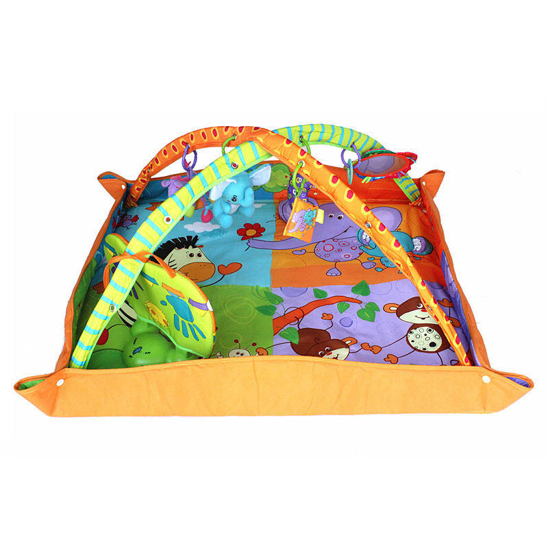 Tapete de chão para bebês de 2 a 10 meses, ginástica, desenvolvimento musical