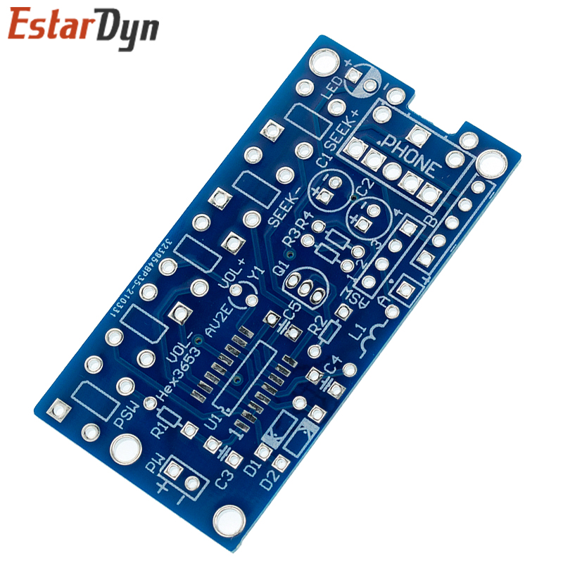 Zestawy elektroniczne DIY Bezprzewodowy moduł odbiornika radia stereo FM PCB 76 MHz-108 MHz DC 1,8 V-3,6 V