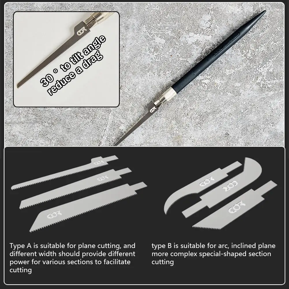 MINI SAW Mecha รุ่นทําการปรับเปลี่ยนเครื่องมือ DIY ตัดเลื่อยมือเลื่อยชุดหัตถกรรมเครื่องมือ
