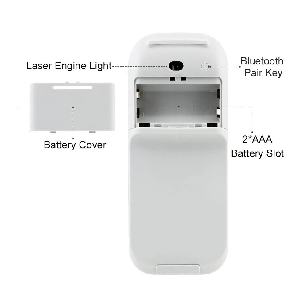 Bluetooth 4.0 Gấp Chuột Không Dây Vòng Cung Cảm Ứng Con Lăn Máy Tính Silent Chuột Ergonomic Ôm Laser Mini Chuột Cho Microsoft Bề Mặt