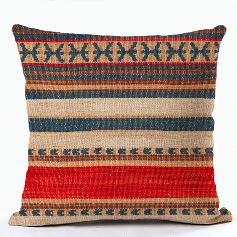 Bohemian Hoa Văn Lót Đệm Lưng Multicolors Trừu Tượng Dân Tộc Hình Học In Gối Trang Trí Ốp Lưng Ghế Sofa PHÒNG KHÁCH Gối
