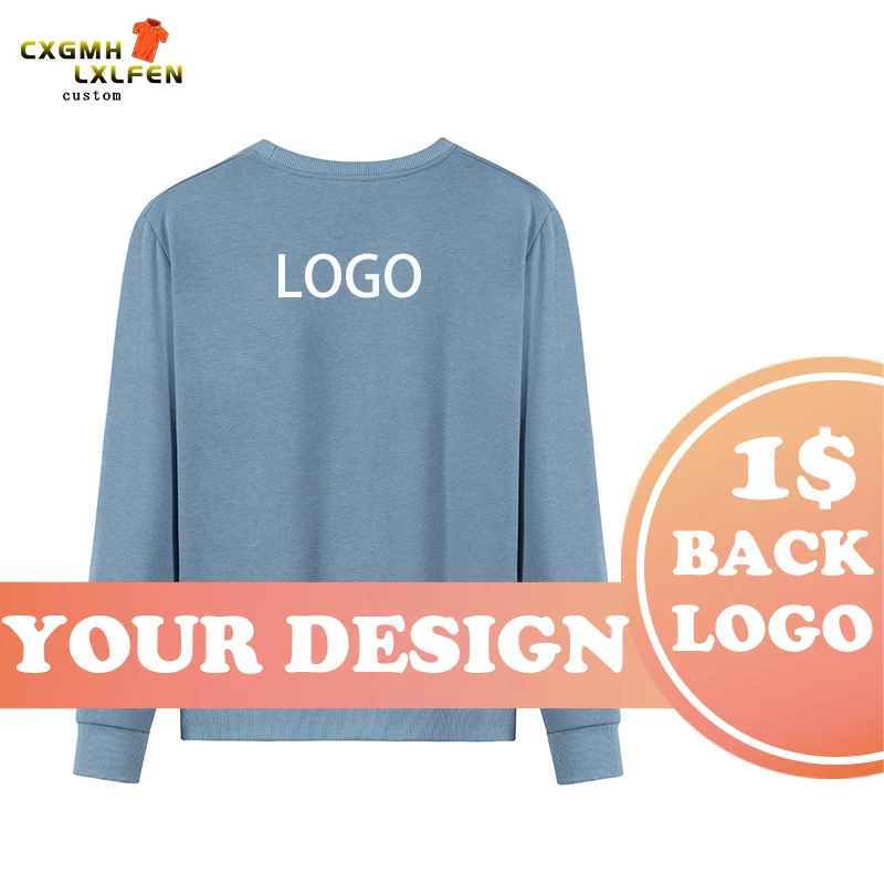 Musim Gugur dan Musim Dingin Sweter Warna Solid Longgar Baru Kerah Bulat Jaket Kasual Semua Cocok Lengan Panjang Dasi Atas DIY Kustom