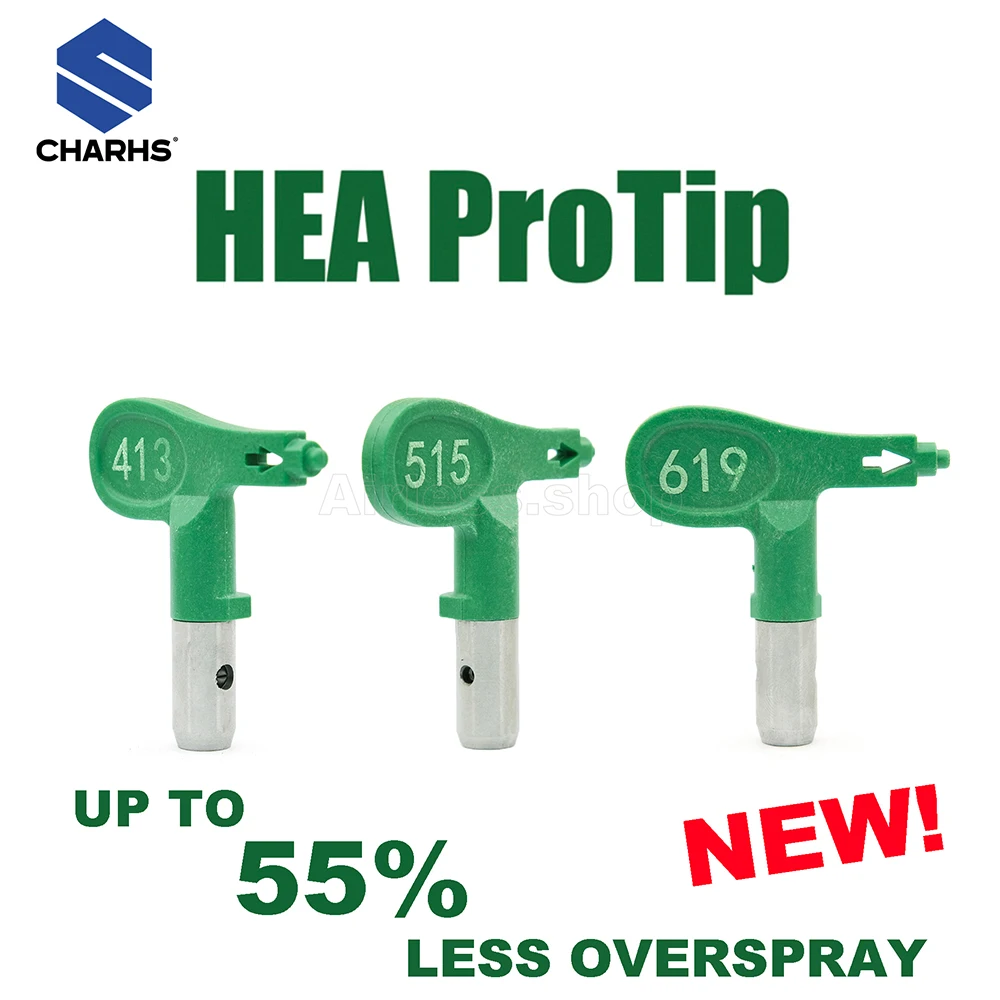 CHARHS Áp Suất Thấp HEA Đầu 619/617/517/519/615/515/513/415/413/313 Wagner Đầu Máy Phun Khí Súng HEAProTip Mũi Bảo Vệ