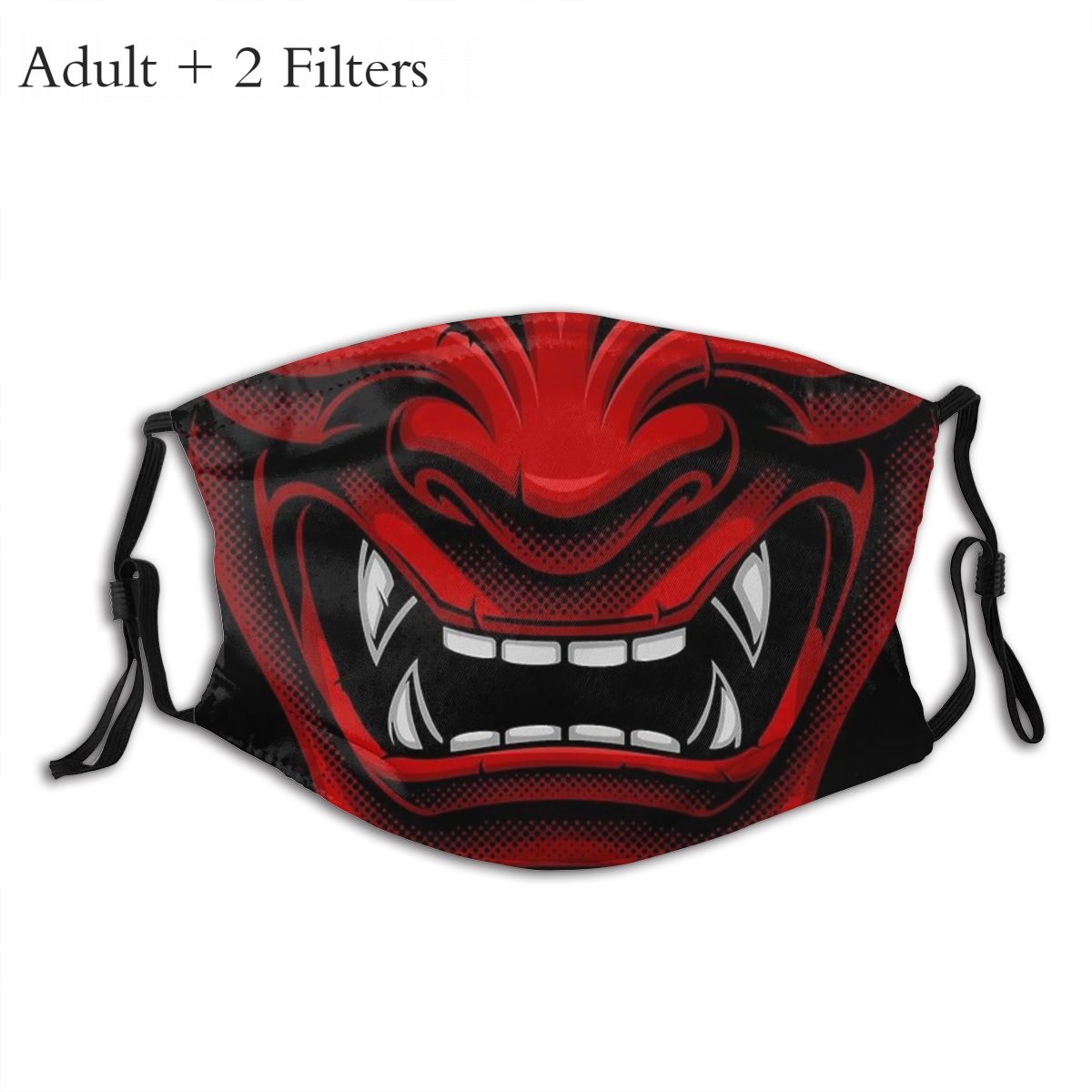 Oni Japan Samurai Dämon Mascarilla Masque Gesichts Maske Japanischen Oni Dämon Masken Fation Mund Maske Mit Filter