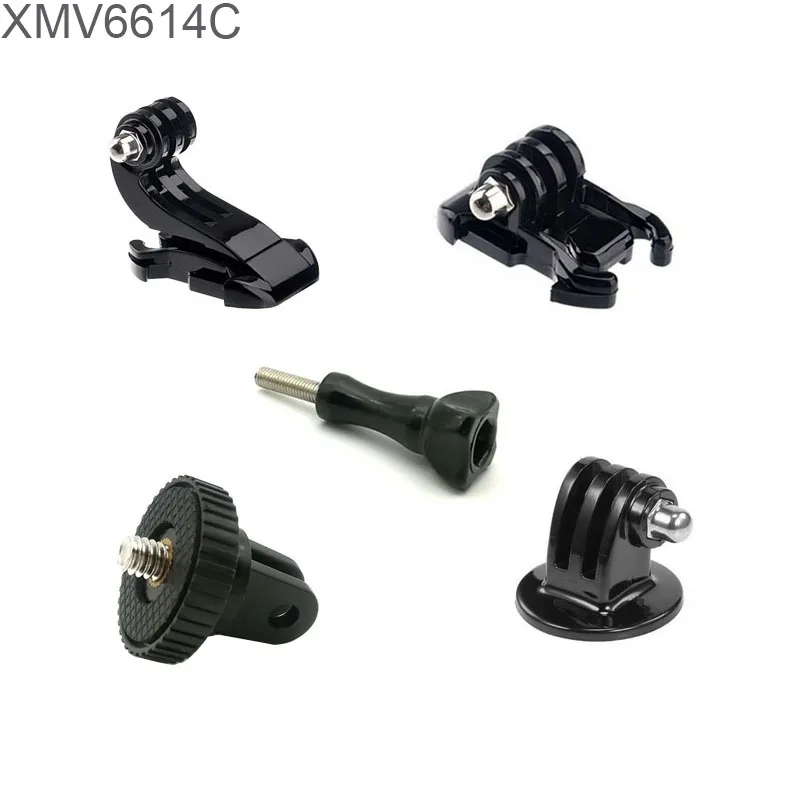 Kit de accesorios para cámara de acción, montaje de trípode con hebilla de liberación rápida para Gopro Hero 13, 12, 11, 10, 9, 8, 7, 6, 5, 4, 3, juego negro