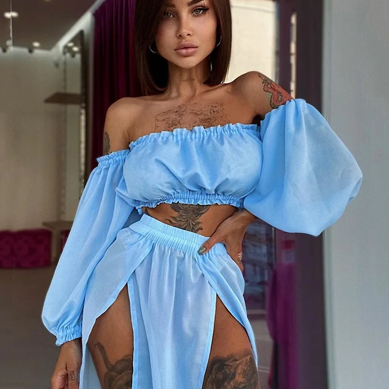 2021 Bikini plage couvrir femmes été dames maillot de bain deux pièces robe maillots de bain maillot de bain maillots de bain 2 pièces ensembles