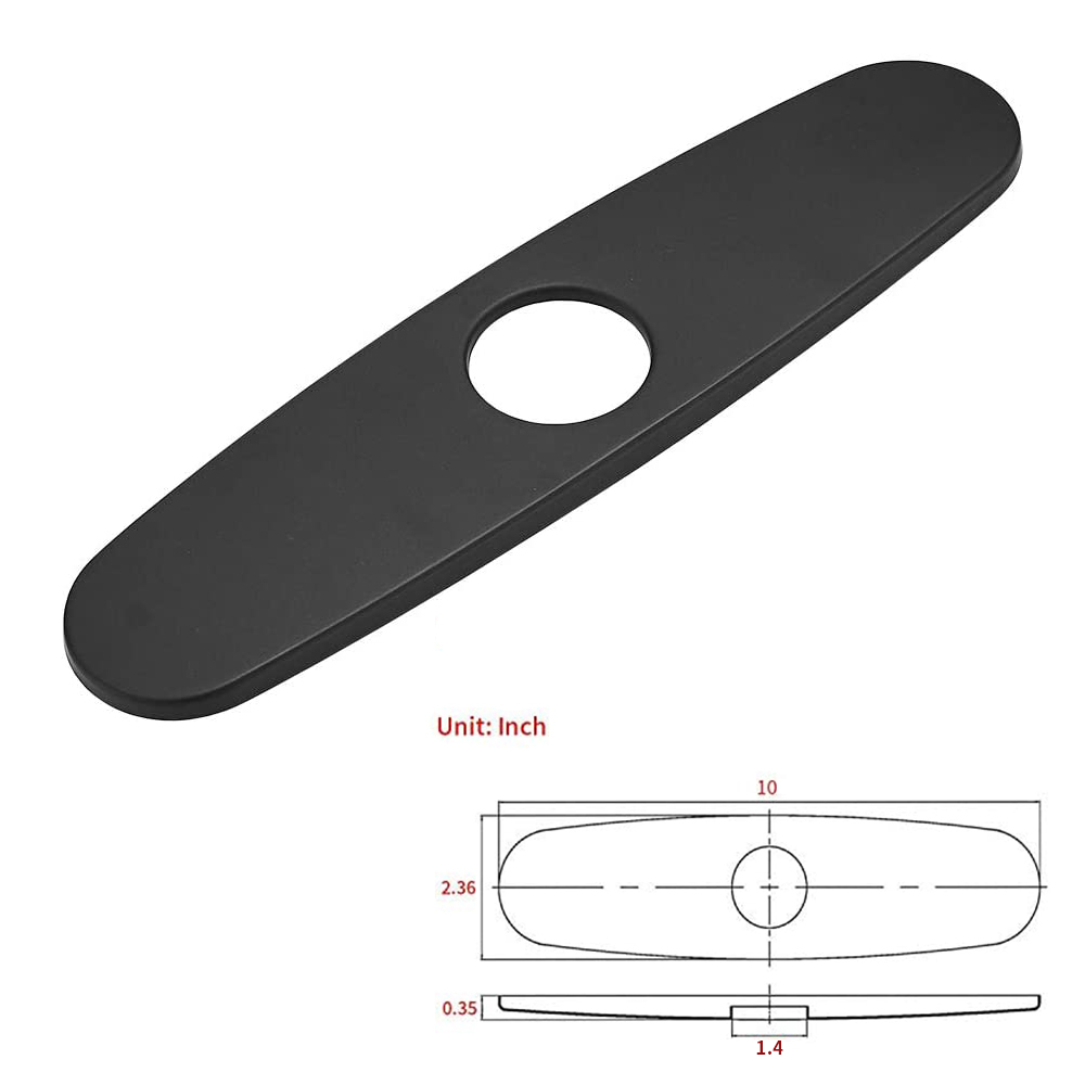 ก๊อกน้ำห้องครัวอุปกรณ์เสริม Hole Deck Plate 8 "ห้องน้ำอ่างล้างจานยังไม่ได้ใช้ติดตั้ง Escutcheon 4012