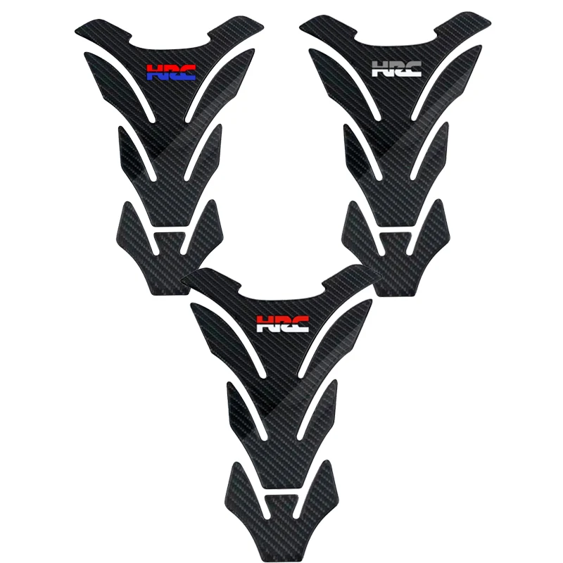 Для Honda CBR1000 600RR CB400 CB750 CB1300 HORNET HRC логотип из настоящего углеродного волокна, защитная наклейка на бак
